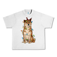 Lunar Rock christmas lights shiba inu Urban Heavy Tee - RanaPortraitStore