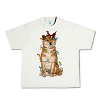 Pistachio christmas lights shiba inu Urban Heavy Tee - RanaPortraitStore