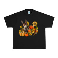 Black donkey sunflower and pumpkin farm Urban Heavy Tee - BarkalooDesign