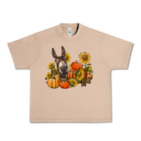 Burro donkey sunflower and pumpkin farm Urban Heavy Tee - BarkalooDesign