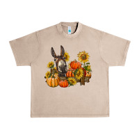French Oak donkey sunflower and pumpkin farm Urban Heavy Tee - BarkalooDesign