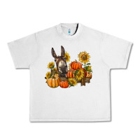 Lunar Rock donkey sunflower and pumpkin farm Urban Heavy Tee - BarkalooDesign