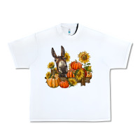 White donkey sunflower and pumpkin farm Urban Heavy Tee - BarkalooDesign