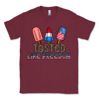 Burgundy tasted like freedom Classic Tee - CowhideDigitalArt