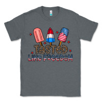 Charcoal Heather tasted like freedom Classic Tee - CowhideDigitalArt