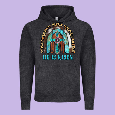 He Is Risen Vintage Hoodie Designed By Ranaportraitstore