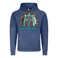 Vintage Denim He Is Risen Vintage Hoodie - RanaPortraitStore
