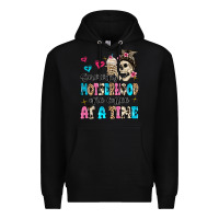 Black surviving motherhood one coffee at a time Premium Hoodie - MaliasSmallBusiness