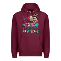 Burgundy surviving motherhood one coffee at a time Premium Hoodie - MaliasSmallBusiness