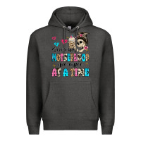 Charcoal Heather surviving motherhood one coffee at a time Premium Hoodie - MaliasSmallBusiness
