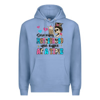 Colony Blue surviving motherhood one coffee at a time Premium Hoodie - MaliasSmallBusiness