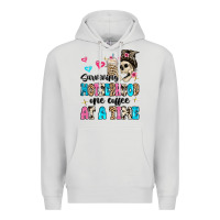 Dove Grey surviving motherhood one coffee at a time Premium Hoodie - MaliasSmallBusiness