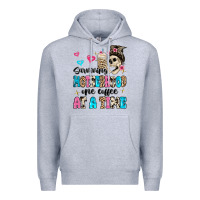 Heather Grey surviving motherhood one coffee at a time Premium Hoodie - MaliasSmallBusiness