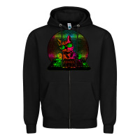 Black HOUSE CAT (Rainbow DJ Kitty) Zipper Hoodie - Bettercallsaul