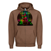 Chestnut HOUSE CAT (Rainbow DJ Kitty) Zipper Hoodie - Bettercallsaul