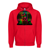 Red HOUSE CAT (Rainbow DJ Kitty) Zipper Hoodie - Bettercallsaul