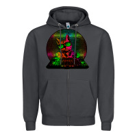 Smoke HOUSE CAT (Rainbow DJ Kitty) Zipper Hoodie - Bettercallsaul