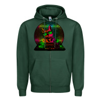 Sports Green HOUSE CAT (Rainbow DJ Kitty) Zipper Hoodie - Bettercallsaul
