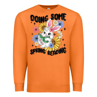 Carrot doing some spring reading Premium Sweatshirt - MaliasSmallBusiness