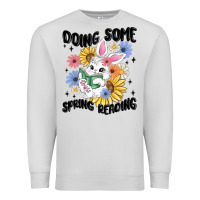 Dove Grey doing some spring reading Premium Sweatshirt - MaliasSmallBusiness