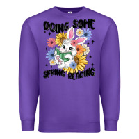 Purple doing some spring reading Premium Sweatshirt - MaliasSmallBusiness