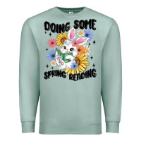 Seafoam doing some spring reading Premium Sweatshirt - MaliasSmallBusiness