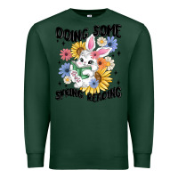 Sports Green doing some spring reading Premium Sweatshirt - MaliasSmallBusiness