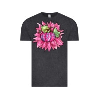 Vintage Black sunflower pumpkin breast cancer Vintage Tee - Zillion Design Studio