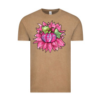 Vintage Coffee sunflower pumpkin breast cancer Vintage Tee - Zillion Design Studio
