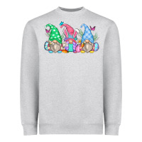 Heather Grey easter gnomes Heavyweight Sweatshirt - Zillion Design Studio