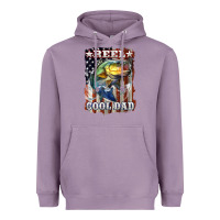 Lavender Reel Cool Dad Bass Heavyweight Hoodie - LillyAllenDesigns