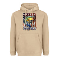 Mushroom Reel Cool Dad Bass Heavyweight Hoodie - LillyAllenDesigns