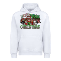 White merry christmas Urban Hoodie - SublimationCraftShop
