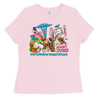 Bubblegum Pink easter cna certified nursing assistant Ladies Tee - AdoDesignShop