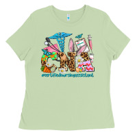 Matcha easter cna certified nursing assistant Ladies Tee - AdoDesignShop
