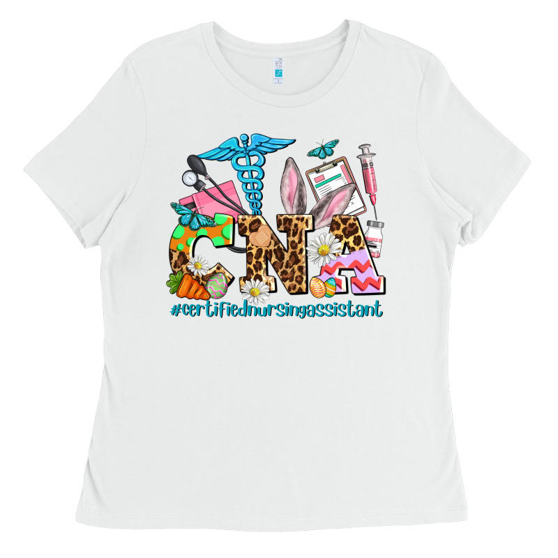Easter Cna Certified Nursing Assistant Ladies Tee by AdoDesignShop | Teevron