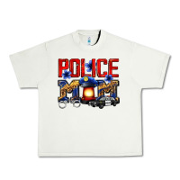Pistachio police mom Urban Heavy Tee - Zillion Design Studio