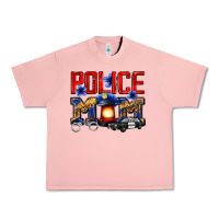 Salmon police mom Urban Heavy Tee - Zillion Design Studio