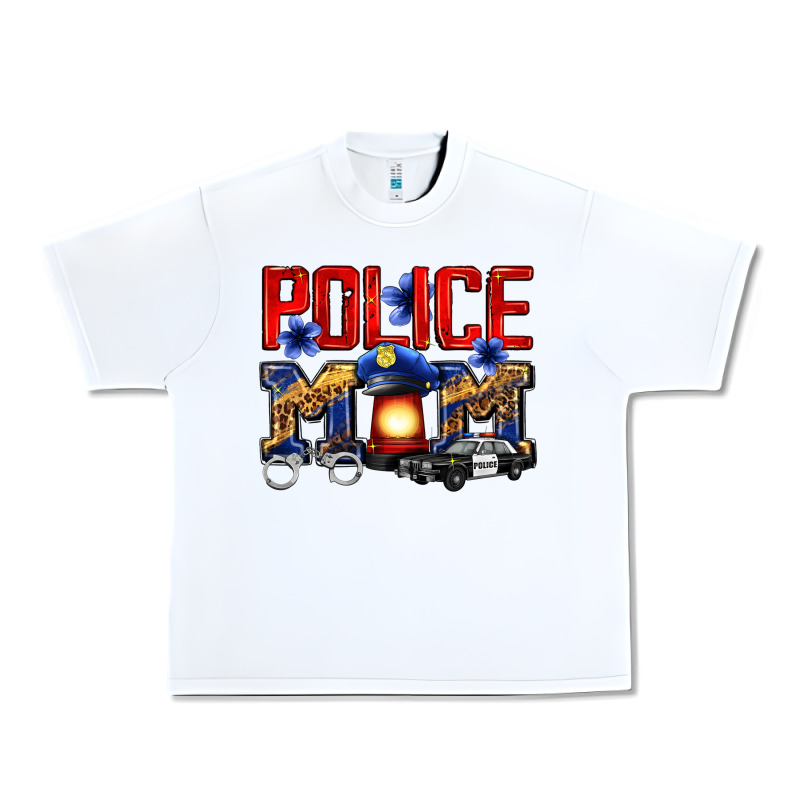 Police Mom Urban Heavy Tee by Zillion Design Studio | Teevron