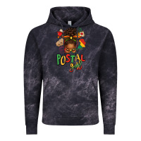 Cloud Black juneteenth afro messy bun postal girl Vintage Hoodie - texasbilliewilder