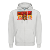 Dove Grey firefighter dad Zipper Hoodie - AdoDesignShop