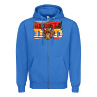 True Royal firefighter dad Zipper Hoodie - AdoDesignShop