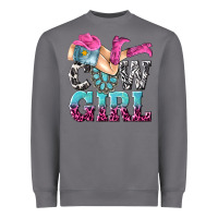 Storm cow girl Heavyweight Sweatshirt - texasbilliewilder