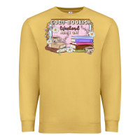 Antique Gold cozy bookish weekend ticket Premium Sweatshirt - MaliasSmallBusiness