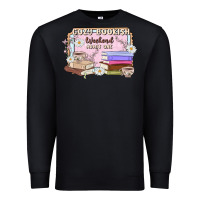 Black cozy bookish weekend ticket Premium Sweatshirt - MaliasSmallBusiness