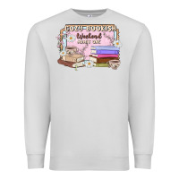 Dove Grey cozy bookish weekend ticket Premium Sweatshirt - MaliasSmallBusiness