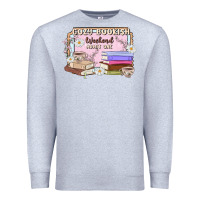 Heather Grey cozy bookish weekend ticket Premium Sweatshirt - MaliasSmallBusiness