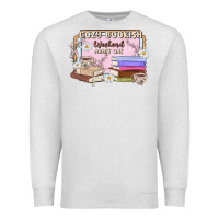 Oatmeal Heather cozy bookish weekend ticket Premium Sweatshirt - MaliasSmallBusiness