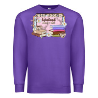 Purple cozy bookish weekend ticket Premium Sweatshirt - MaliasSmallBusiness