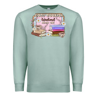 Seafoam cozy bookish weekend ticket Premium Sweatshirt - MaliasSmallBusiness